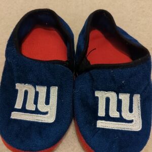 NY Giant slippers kids